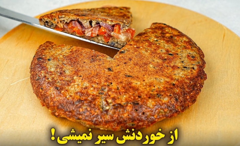 هفته ای چهار بار این غذا رو میپزم! بدون گوشت با بادمجان